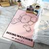 Alfombra de marca de moda Kaws personalizada creativa sala de estar dormitorio mesita de noche manta de noche lindo dibujo animado grande tapete de piso suministro de fabricantes