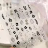 Adesivos de Arte para Unhas Estilo Doce de Ferro Cool Padrão de Cobra Cristal Esculpido M-1397 Estilo Gótico Claro Flores Explosivas Adesivos de Arte para Unhas