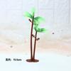 Decoração de bolo de aniversário plug-in para assar ornamentos de dinossauro grama floresta desenho animado infantil decoração de mesa de sobremesas