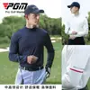 Pgm Ropa de Golf para Hombre Camiseta Interior Térmica Cálida y Cómoda Cuello Alto Pequeño Estilo Deportivo para Eventos Top Deportivo de Alta Elasticidad