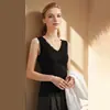 Camiseta térmica ligera y cálida para mujer, ropa interior térmica de otoño e invierno al por mayor, chaleco térmico sexy ajustado con copas fijas, top de otoño para mujer