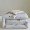 Colcha Desenho Animado Infantil Outono e Inverno Quente Tricô Algodão Classe A Jardim de Infância Universal Quatro Estações Especial Bebê Veludo de Feijão Colcha