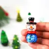 Muñeco de Nieve de Vidrio Soplado Decoración Figuras Navideñas Vidrio Artístico Coleccionable Alegría Festiva Decoración Festiva Regalos de Navidad