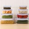 Caixa de armazenamento para refrigerador Caixa de conservação de alimentos Grande capacidade comercial Retangular Cereais Frutas secas Caixa selada Congelamento