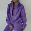 Ropa de mujer europea y americana 2026, nuevo conjunto deportivo de otoño, sudadera de moda cómoda y casual y conjunto de pantalones de pierna ancha