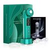 Nuevo instrumento doméstico de masaje facial vibratorio con calor y frío. Introducción: instrumento de belleza, instrumento de rejuvenecimiento de la piel con fotones de microcorriente. Fuente: fábrica.