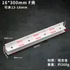 Liga de alumínio espacial tipo F grampo de vidro suporte de fixação de prateleira de partição acessórios de vidro grampo sem perfuração