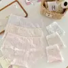 Lenguaje Secreto Dora Chica Linda Dulce Simple Lujo Ligero Estilo Fresco 10A Algodón Puro Ropa Interior Suave de Algodón para Niñas