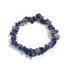 Pulsera de grava de cristal de ágata natural irregular piedra desmagnetizante pulsera de bricolaje para mujer venta al por mayor