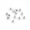 E1401 Accesorios para joyería DIY tapón para la oreja pendientes de tachuela bala joyería platillo volante tapones para los oídos redondos al por mayor