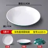 Vajilla Nórdica de Melamina Platos Trendy para Snacks Restaurante Plato Sazonador de Salsa de Soja para Kimchi Plato Plástico Personalizado para Sabor
