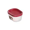 Caixa de Armazenamento para Geladeira de Grau Alimentício Zhanggong Caixa de Conservação para Geladeira de Cozinha Caixa de Armazenamento de Alimentos Conjunto para Congelamento e Aquecimento Conjunto de Três Peças