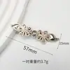 Hebilla de Placa Metálica de Gama Alta Hebilla Cheongsam Hebilla Hanfu Hebilla para Suegra Traje Tang Chino Estilo Étnico Hanfu Botones Versátiles Retro
