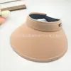 2026 Sombrero de Sol de Verano Nuevo Estilo para Deportes al Aire Libre para Mujer con Ala Ancha, Seda de Hielo Transpirable Estilo Coreano con Parte Superior Abierta