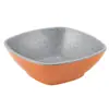 Tigela quadrada de melamina tigela de sobremesa tigela de arroz para restaurante tigela de mingau tigela de água com açúcar tigela quadrada tigela para acompanhamento tigela pequena de plástico comercial