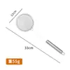 Peneira Doméstica de Aço Inoxidável, Rede para Panela Quente de Dumpling, Colher com Furos, Peneira para Resíduos de Suco e Leite de Soja, Tela de Filtro para Espuma de Fritura