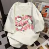 Camiseta de verano suelta de manga corta, longitud media, estilo coreano, nicho casual, 100% algodón puro, para hombres y mujeres, top versátil para parejas, estilo ins