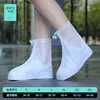 Cubrezapatos de lluvia moldeados integrados a prueba de manchas, suela impermeable antideslizante engrosada resistente al desgaste para adultos, niños, hombres, mujeres, zapatos de lluvia impermeables