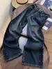 Pantalones Rectos de Pierna Ancha de Cintura Alta de Moda Retro para Mujer, Jeans de Moda, Nueva Colección Primavera y Otoño 2026