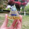 Vendas Diretas da Fábrica Comércio Exterior Transfronteiriço Bola de Cristal Resina Pirâmide Ornamentos Artesanato de Cascalho Atacado Decoração para Casa