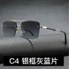 Nuevas Gafas de Sol de Moda Estilo Caja 35022 Gafas de Sol Retro Europeas y Americanas para Hombre Gafas de Sol Modernas Versátiles para Conducir