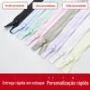 Roupa de Proteção Solar Personalizada Nº 3 Zíper Abertura Única na Cauda Colorida Roupa Esportiva Roupa Infantil Uso Reverso Zíper Formal de Nylon