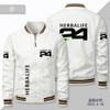 Jaqueta Plus Size 2023 Jaqueta Casual Masculina Tendência Europeia e Americana Casaco Esportivo Cross-border Jaqueta Masculina Jaqueta Fina com Logo de Carro