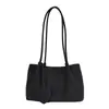 Bolso de hombro simple y versátil con patrón tejido, bolso tote grande para mujer, bolso de hombro texturizado para el día a día