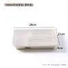 Caja de almuerzo desechable cantina de empresa hotel caja de almuerzo caja de comida rápida caja de embalaje para llevar multi-rejilla tres rejillas cuatro rejillas biodegradable