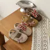 Zapatos Estilo Birkenstock para Niñas con Lazo, Bailarinas de Princesa, Nuevo Estilo Primavera 2026, Mocasines Versátiles Calados para Bebés