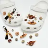 Perla de Resina Iridiscente Agujero Flor de Zapato 3D Accesorios Flor Estrella de Mar Concha DIY Hebilla de Zapato Desmontable Venta al por Mayor