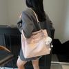 Bolso de Axila de Gran Capacidad Nueva Moda Primavera 2025 Casual Textura Simple Bolso Tote de Hombro para Mujer