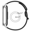 Correa de Silicona Aplicable Extra Grande de 12MM Correa de Repuesto para Reloj Inteligente con 12 Hebillas de Silicona