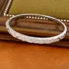 Pulsera Hebilla Patrón Circonia Chapada en Oro Real de 18k Pulsera con Sentido de Diseño Nicho Pulsera de Moda Individual Versátil Joyería Mujeres
