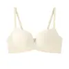 Base de Maquillaje Líquida Cómoda y Transpirable Ropa Interior Femenina Sujetador Push-Up para Pecho Pequeño de Mujer Estilo Nuevo 2025 Sujetador Sin Costuras Sin Aros