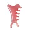 Peine Multifuncional para Masaje de Puntos de Acupuntura, Peine de Salud Gua Sha Pequeño con Forma de Delfín para Relajación del Cuero Cabelludo, una Herramienta Especial para Mujeres