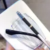 Óculos sem Aro de Titânio Puro com Corte Diamantado para Homens, Anti Luz Azul, Miopia, Hipermetropia, Presbiopia, Astigmatismo, Ultraleve, Para Negócios, Profissional