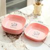 Prato de Mesa para Ossos Lixo Doméstico Prato de Ossos Grau Alimentício Prato Pequeno Prato para Lanches Frutas com Base Armazenamento