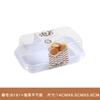Caja de Empaque Transparente Larga con Forma de Tira para Hojaldre, Caja de Empaque Transparente para Mochi Shell de Nieve de Pasta de Taro, Empaque para Hornear Panqueques