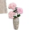 Flores Artificiais de Hortênsia Impressas em 3D de Alta Qualidade, 216 Peças, para Decoração de Sala de Estar Doméstica, Mesa de Jantar, Hotel e Cena de Casamento
