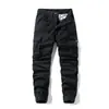 Pantalones Cargo para Hombre G-Stone, Primavera y Otoño, Corte Holgado, Multibolsillos, Cordón, Pantalones Largos Casuales Color Caqui, Estilo Delgado de Verano, Sin Arrugas