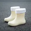 Novos sapatos impermeáveis femininos galochas de chuva cano curto botas de água adulto cano baixo moda estudantes antiderrapante resistente ao desgaste coreano quatro estações calçado de exterior