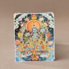 Pintura Thangka Farmacêutico Zakiram Vida Passada e Vida Presente Tara Verde Mãe Benmingfo Tela Pode Mudar Imagem Thangka Onda Nacional Reimpressão