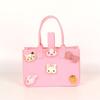 Bolsa de fieltro con forma de muñeca de dibujos animados de bola de pelo, bolsa de regalo navideña de luna llena de un año, bolso de fieltro, bolsa de fieltro de regalo de acompañamiento