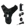 Acessórios GoPro Cinta para Capacete de Moto Suporte de Queixo Câmera Esportiva Suporte de Cinta para Capacete de Bicicleta