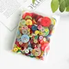 Botones de Resina Coloridos de Colores Mezclados para Manualidades DIY de Jardín de Infancia, Accesorios Creativos para Arte con Botones, Surtido en Stock Transfronterizo