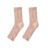 Rodillera articulación de mujer otoño e invierno cálida cubierta de rodillera de forro polar de coral cubierta larga para pierna engrosada pierna fría vieja calcetines hasta la rodilla