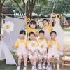 Globos Pequeños de Papel de Aluminio de Margarita y Girasol para Apertura Escolar, Cumpleaños de Niños de Jardín de Infancia, Decoración y Arreglo de Escena de Fiesta al Aire Libre