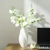 Ramo de gladiolos artificiales de alta gama con 6 puntas, decoración floral simple para sala de estar, arreglo floral de boda, flores decorativas