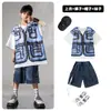 Roupas Infantis de Rua Fritas Roupa de Moda Infantil Street Dance Camisa Floral Cool para Menino terno Hiphop Hip Hop para Menina Costsize